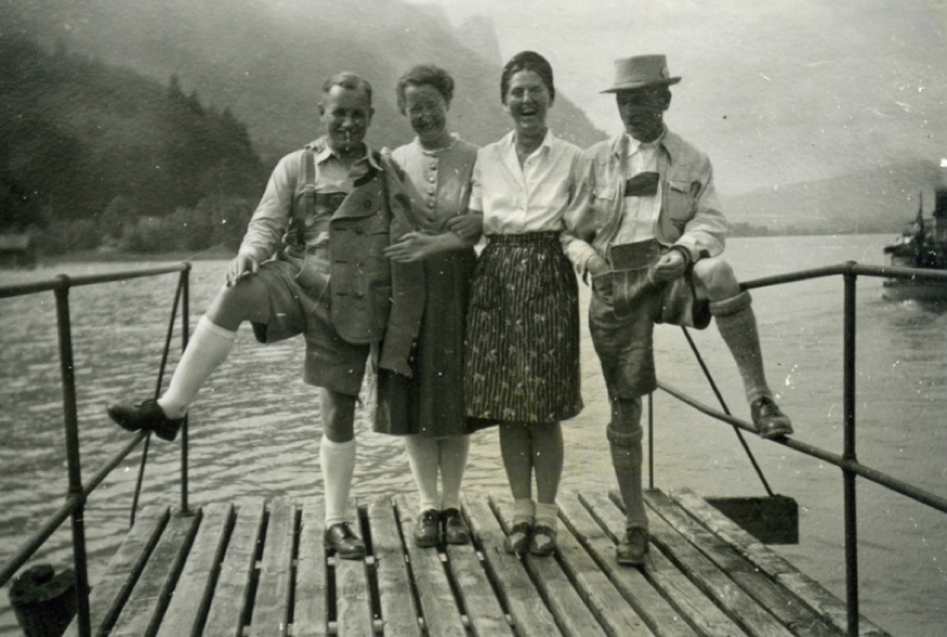 3 Oswald Laumann first on left during happier times