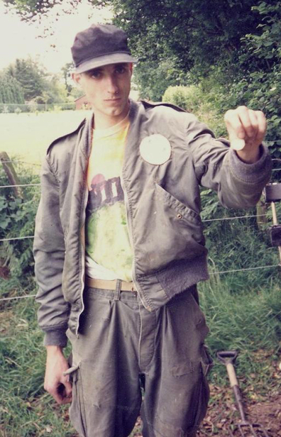 2 Copy of Barry Brownless with German coin found at crash site 001